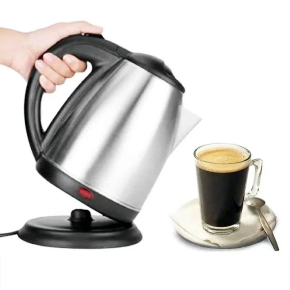 Electric Kettle Stainless Steel Cordless Jug 1.8L Overheat Protection 1500W UK
