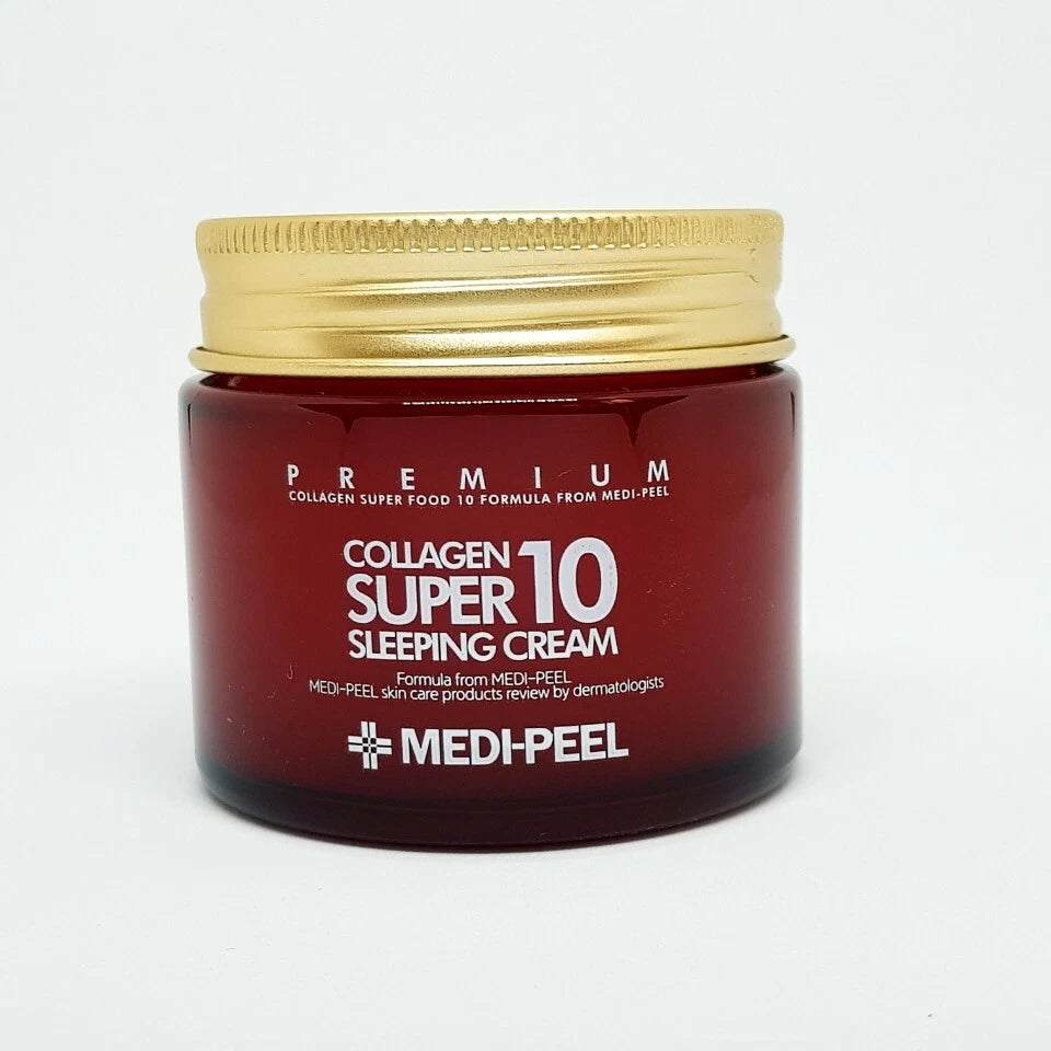 MEDI PEEL Collagen Super 10 Sleeping Cream 70ml Anti-Wrinkle K-Beauty
