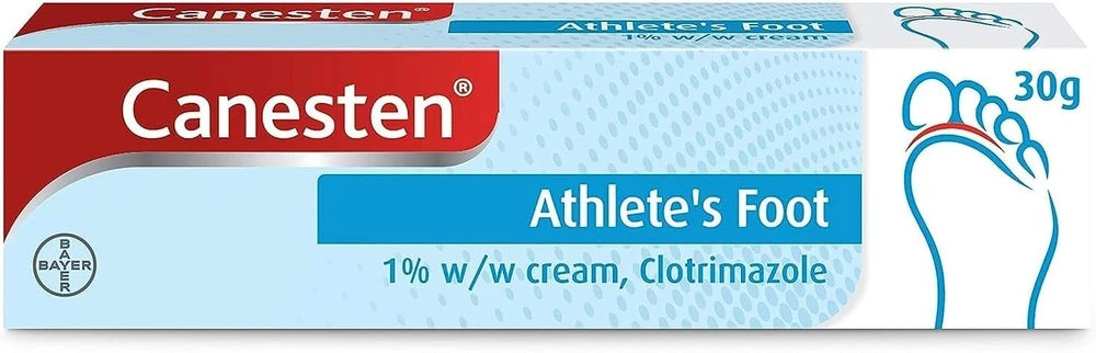 Canesten Athletes Foot Dual Action Cream 30g