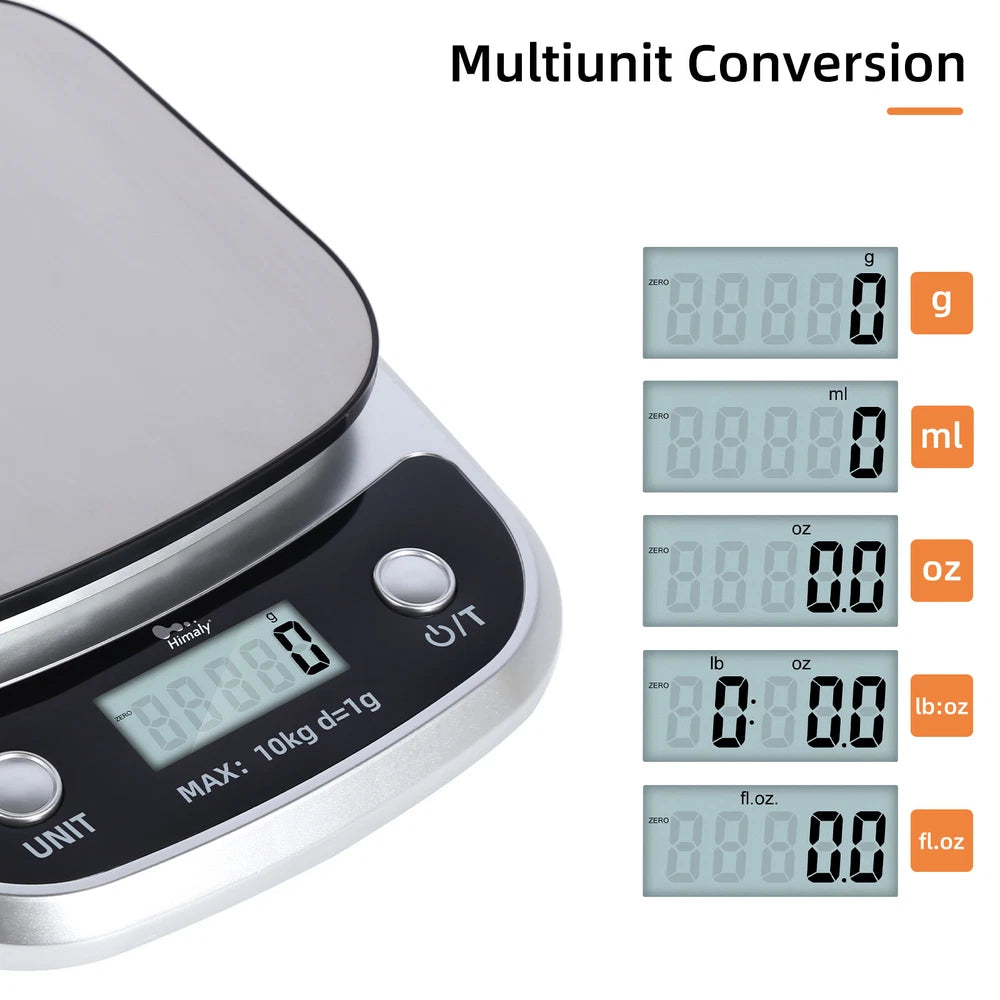 10KG Kitchen Scales Digital Electronic LCD Cooking Baking Food Weighing Scale UK