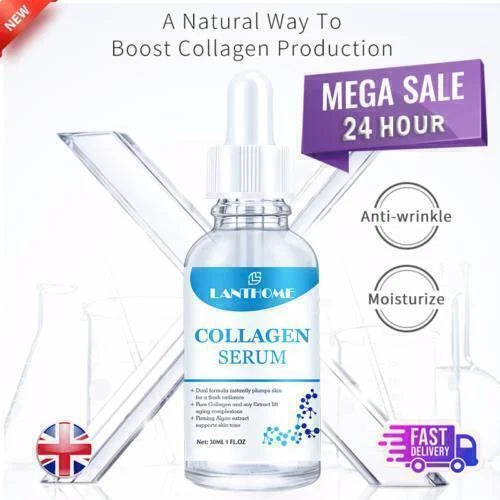 💖 Collagen Serum 30ml💙 Moisturizing Anti Wrinkle Face Firm Skin Moisturiser🔥✅