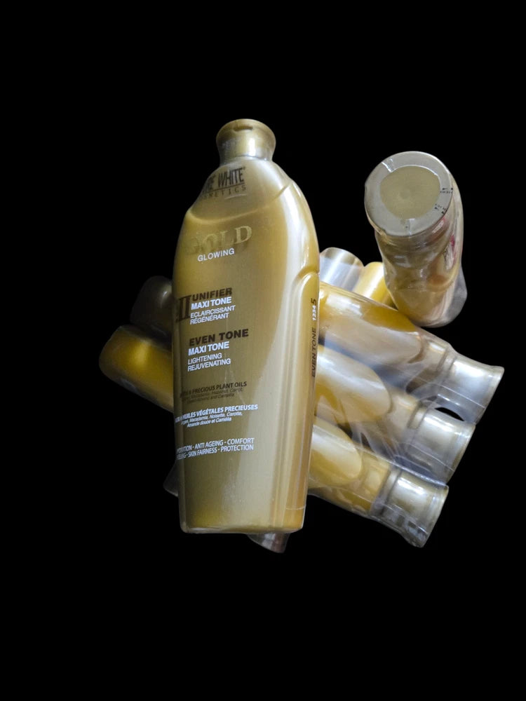 2 x Pure White  Gold Glowing Unifier Maxi Tone 200ml