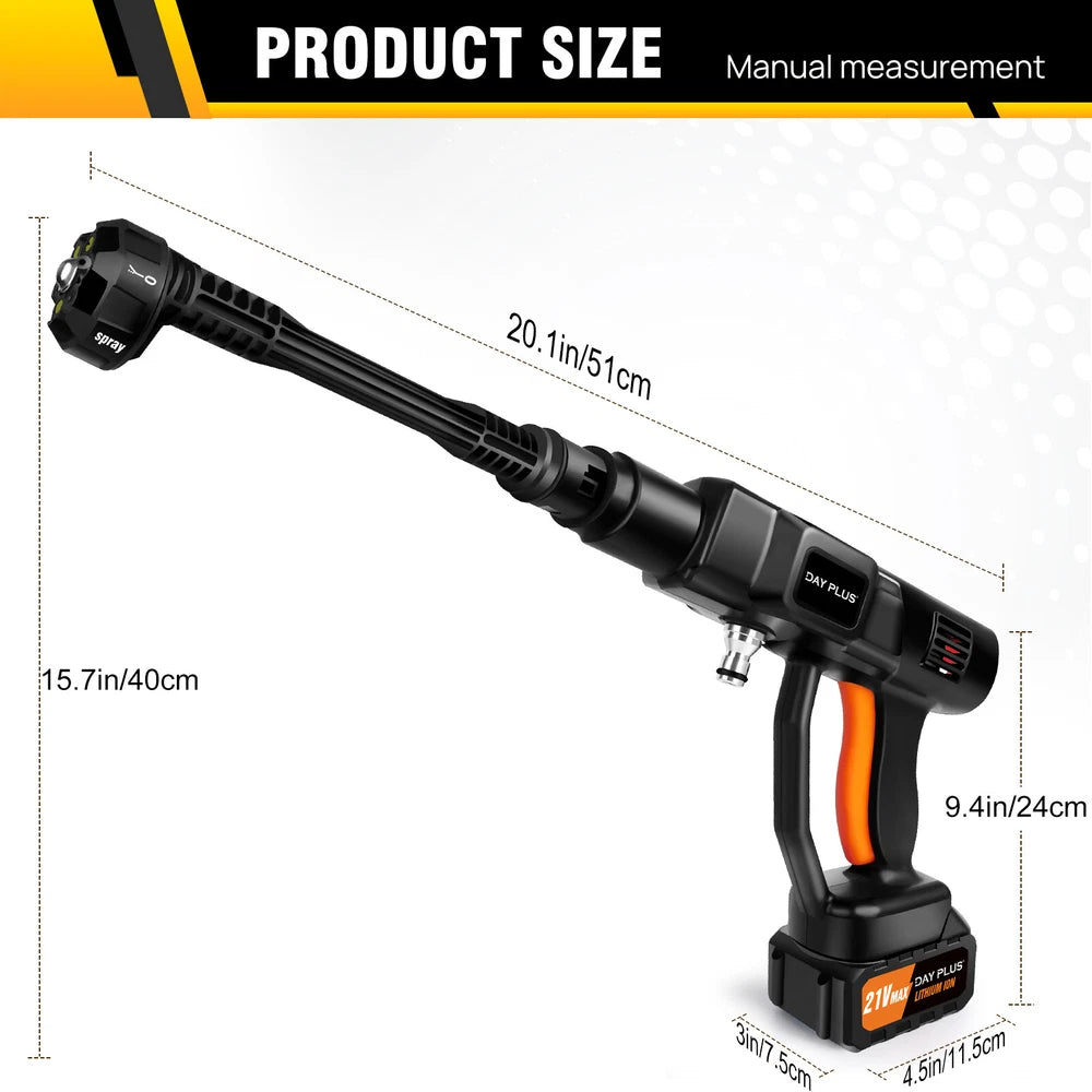 4000W Portable Water Spray Gun 3000PSI for Cleaning Car Wash Machine Water Gun