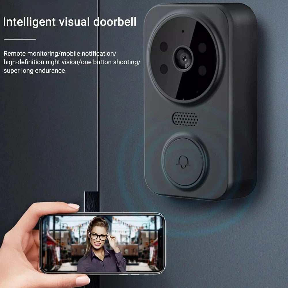 Wireless WiFi Video Doorbell Smart Phone Camera Door Bell Ring Intercom Security