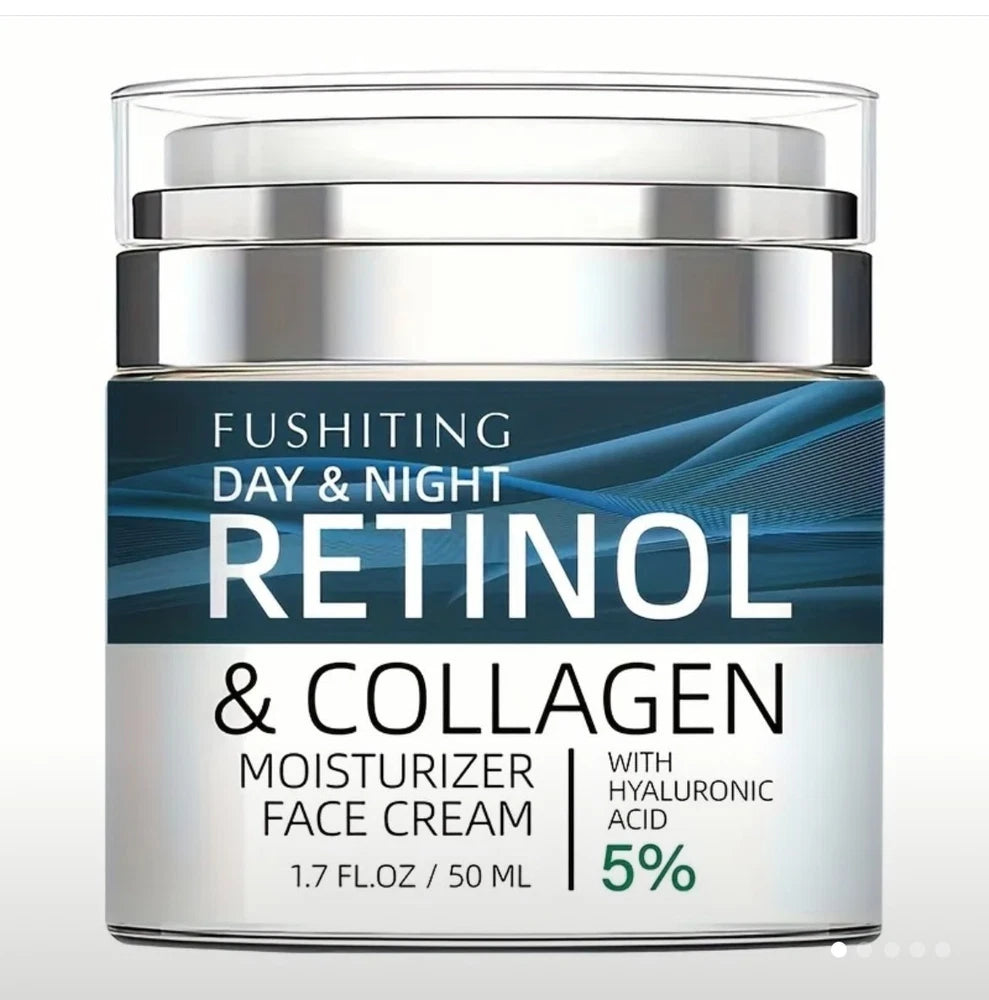 Retinol Collagen for Face with 5%Hyaluronic Acid, Face Cream With Collagen Cream