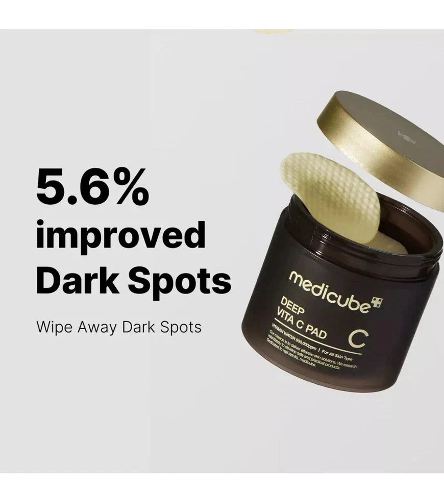 Medicube Deep Vita C Pad 70 Pads Brightening & Exfoliating Toner Pads