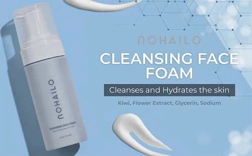 Face Wash Hydrating Facial Cleanser for All Type Skin Vegan & Natural Foam