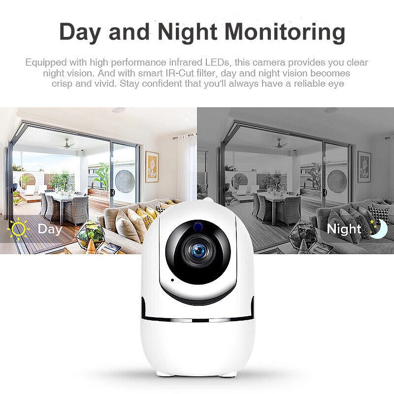 HD WiFi IP Security Camera Wireless Indoor CCTV System Home Pet Baby Monitor Cam