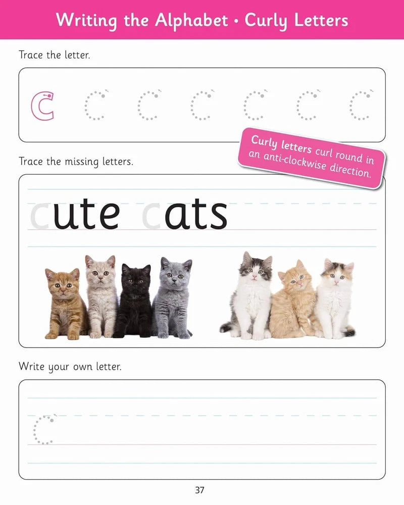 Handwriting Workbook – Pen Control Ages 4 5 Reception Books Early Learning Book