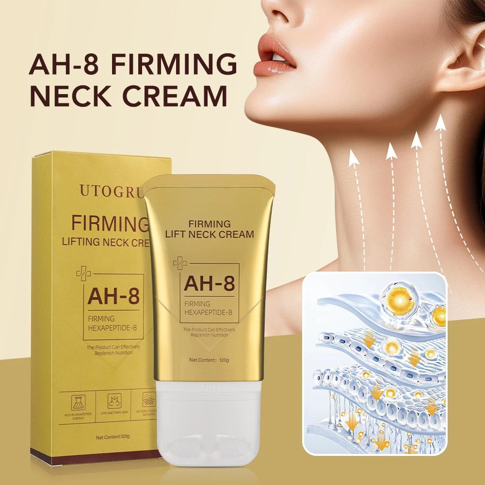1/2X Firming Neck Cream for Crepey Skin Body Moisturize Roller Massage Neck Care