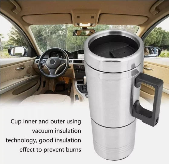 12v Portable Electric Kettle Car Van Travel Stainless Steel Water Heater Pot UK