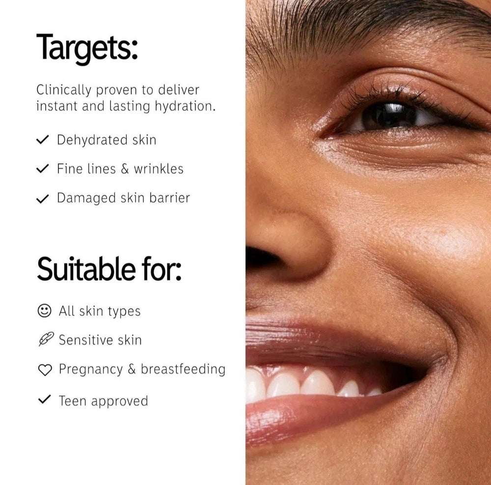 The INKEY List 2% Hyaluronic Acid Face Serum 30ml Hydrating Skincare Combats