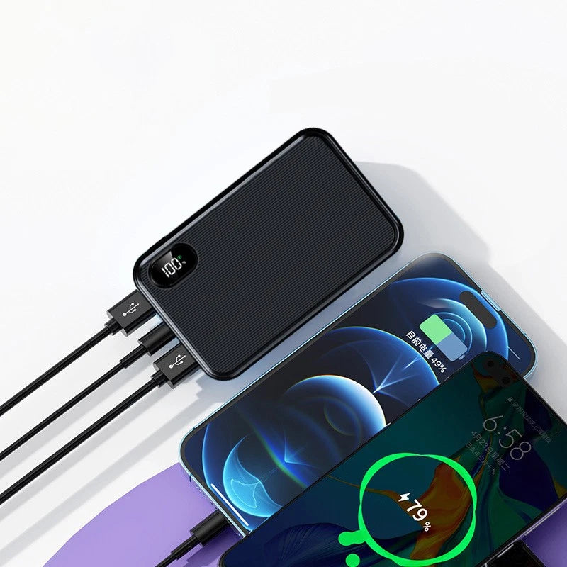 9000000mAh Power Bank Fast Charger Battery Pack Portable 4 USB for Mobile Phone.