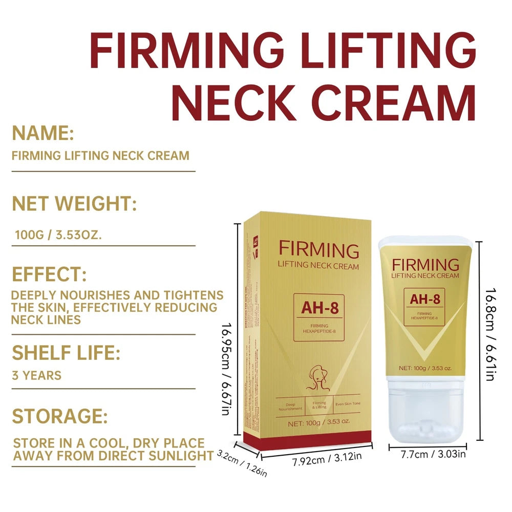 Neck Roller Cream 100g - Firming, Lifting & Smoothing for Youthful Neck Skin