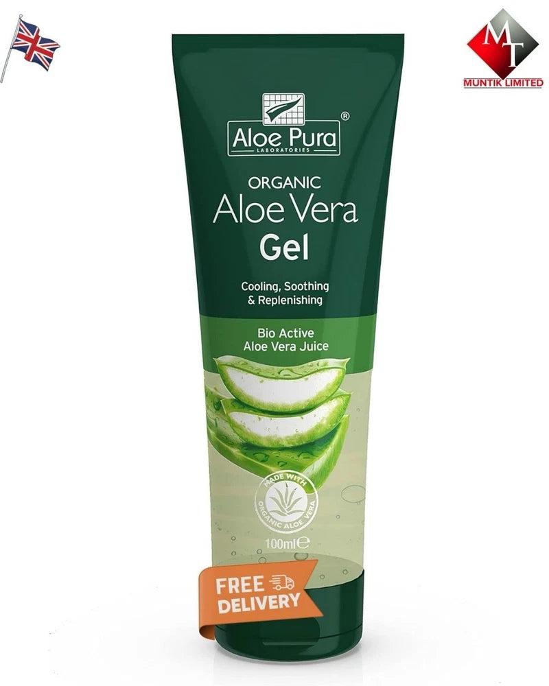 Aloe Pura Skin Treatment Aloe Vera Organic Gel 100ml