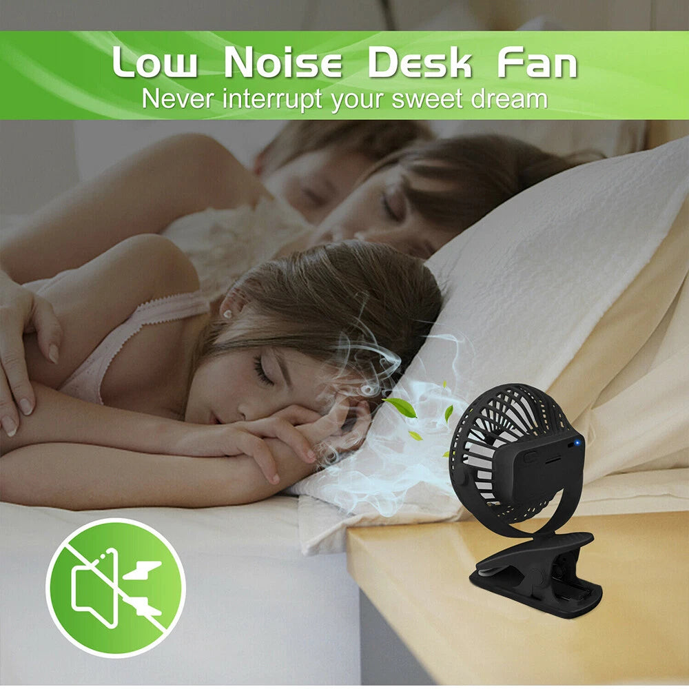 Neck Fan USB Portable Neck Fan Rechargeable Portable Cooler Neckband Bladeless~