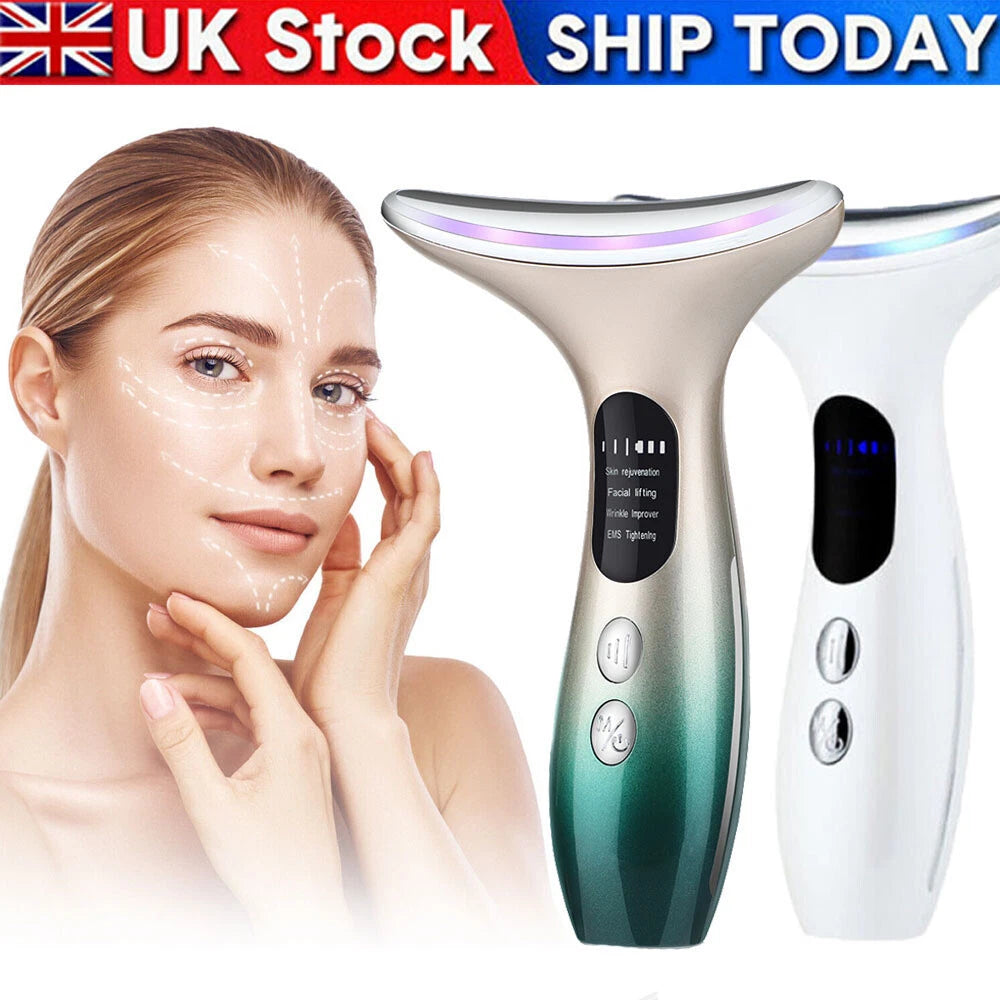 Skin Tightening Machine RF LED Light Photon Therapy Face Massager Facial Beauty