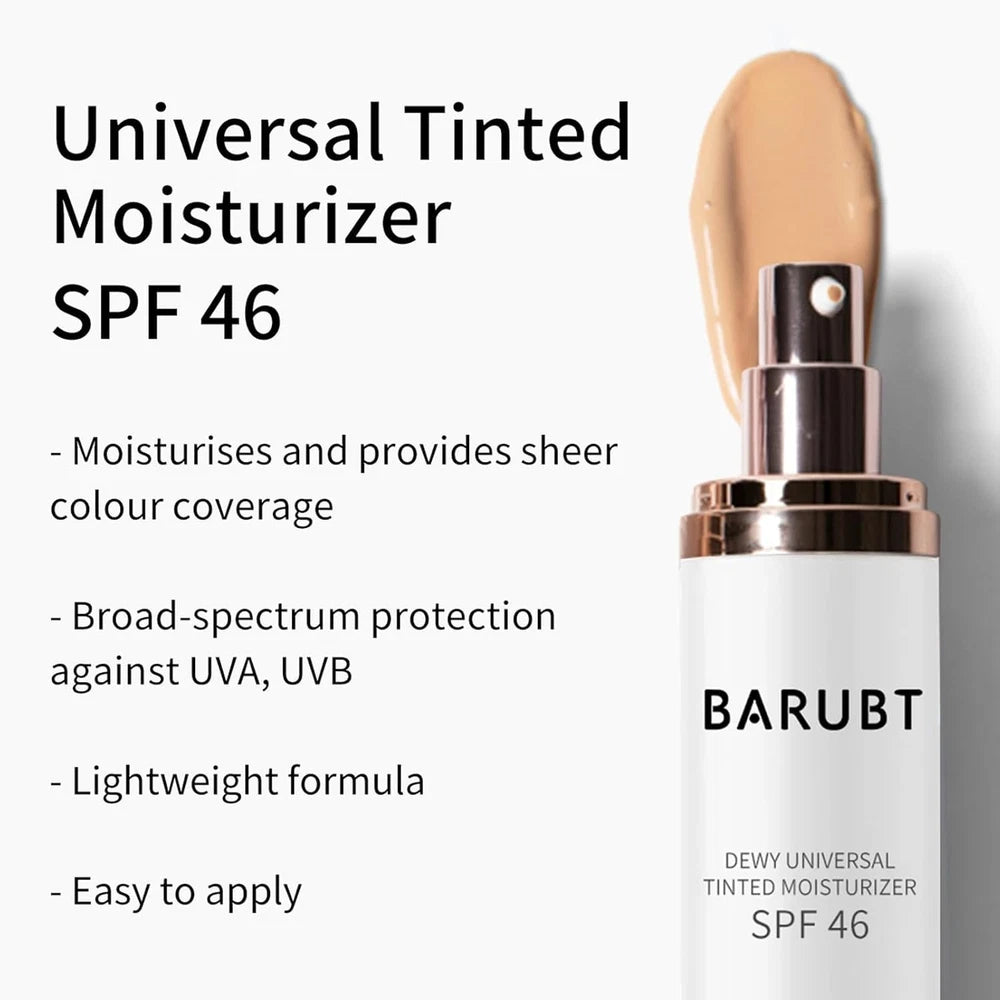 BARUBT Tinted Face Moisturizer with SPF46 Sunscreen Skin Care 50ml
