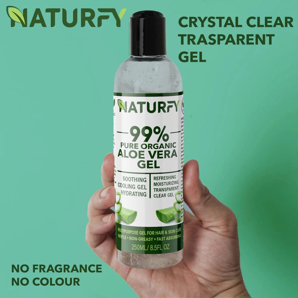 Aloe Vera Gel Pure Natural Organic Multipurpose Soothing Hair & Skin Care500-1kg