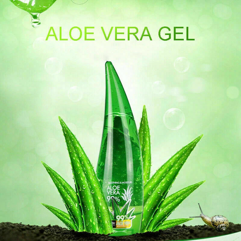 100% Pure Natural Aloe Vera Gel Soothing Anti Pimple Moisturizing Skin Cream