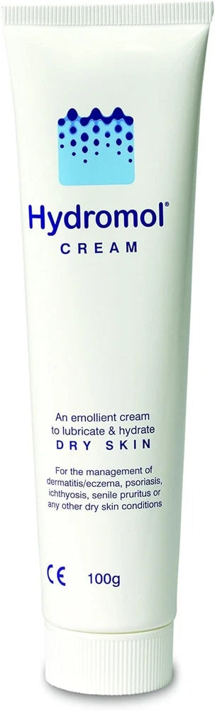 Hydromol Cream 100g - for the Management of Dry Skin, Eczema and Psoriasis 1PK