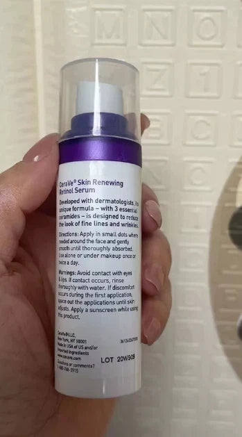 2X CeraVe Skin Renewing Retinol Resurfacing Hydrating Acid Serum Cream 30ml UK