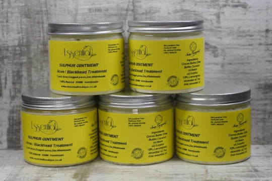 Sulfur Ointment sulphur cream acne blackhead spot zit handmade treatment 200ml