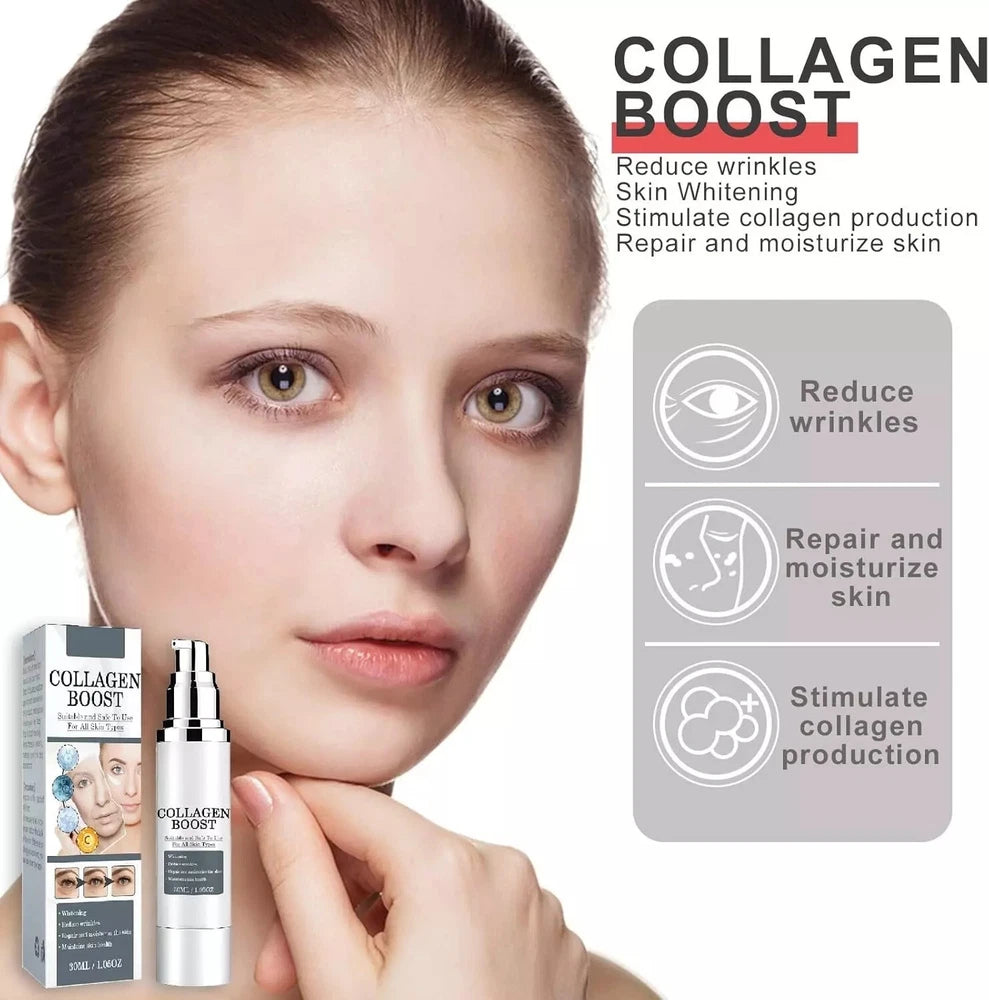 COLLAGEN BOOST HYALURONIC ACID CERAMIDE FACE LIFT SERUM WRINKLE ANTI AGING MASK