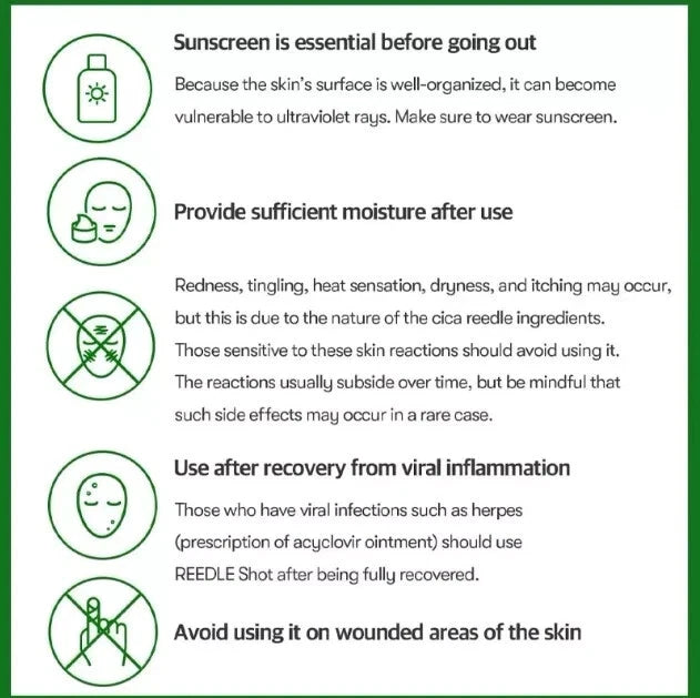 VT COSMETICS CICA Reedle Shot 300 Essence  Daily Face Essence (50ml)