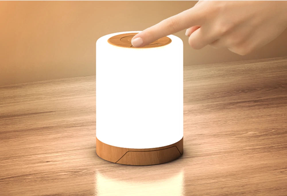 Night Light LED Touch Bedside Table Lamp Multi-Color Dimmable Zlpprfblufltosoahz