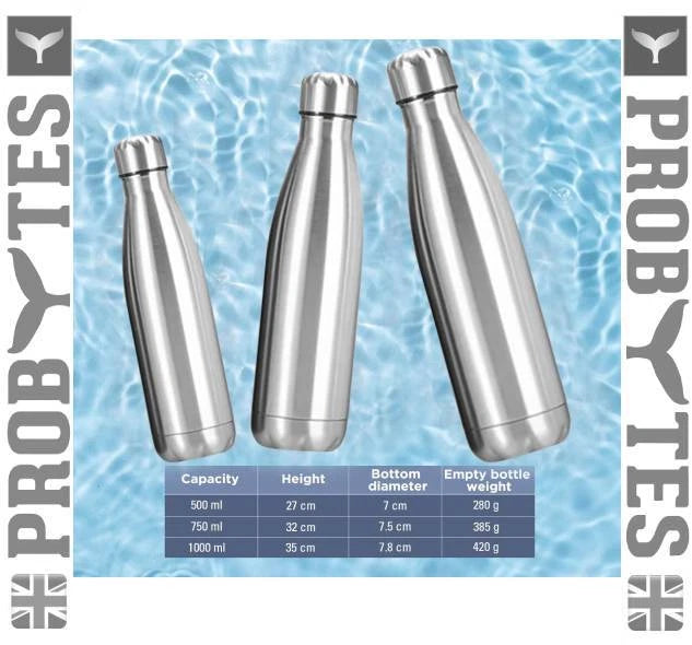 Stainless Steel Water Bottle Double Wall Vacuum Insulated Thermal Flask Sports