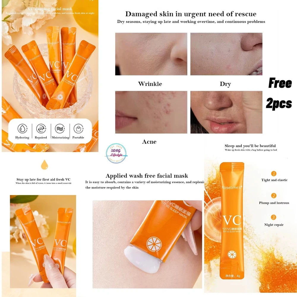 ADVANCED VITAMIN C SERUM Powerful Anti-Aging collagen-Boost Face Serum Day 60ml