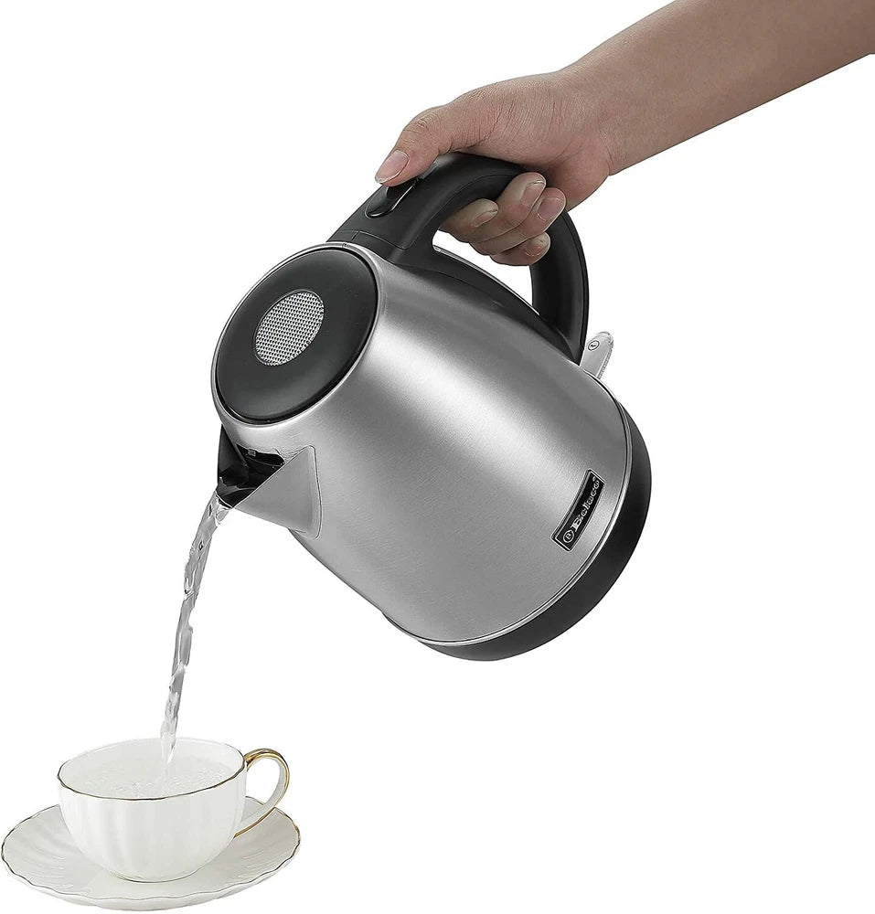 Belaco Electric Kettle Stainless Steel 1.7L,  2200w Fast Boil Cordless 360°