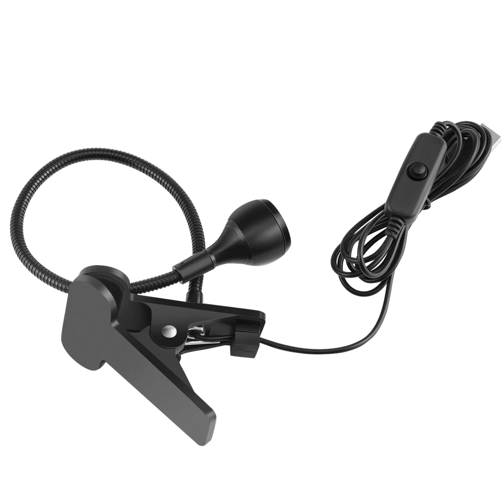 Lamp Clamp Bedside On Clip Night Light Table USB Reading LED Flexible Bed Lmwwfz