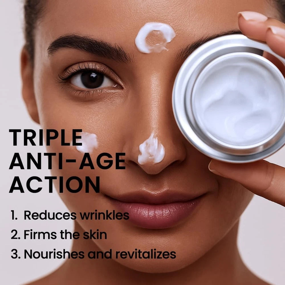 Retinol Face Cream with Hyaluronic Acid & Vitamin E – Anti-Wrinkle Firming Ni...