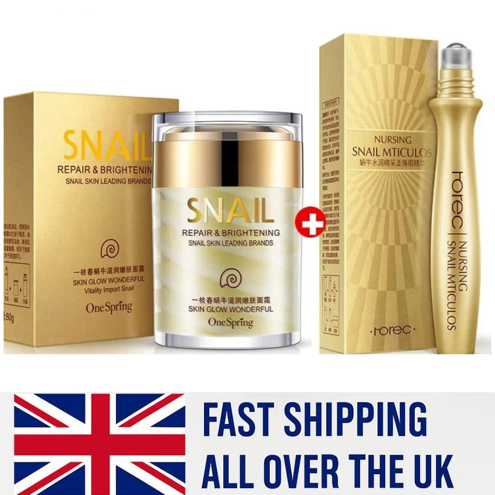 SNAIL FACE LIFT CREAM Collagen Hyaluronic Retinol Niacinamide Anti Ageing 60g