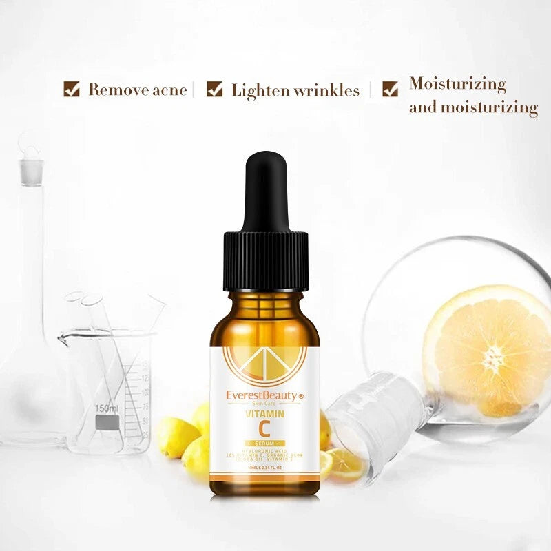 3xVitamin C serum with Hyaluronic Acid Suitable for Anti Ageing/Wrinkle Face