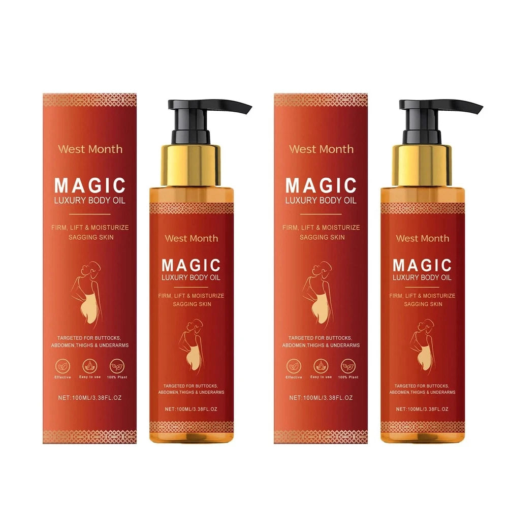 Luxury Magic Body Oil 7 Cold-pressed Natural Oils For Glow Remedy Skin 100ml