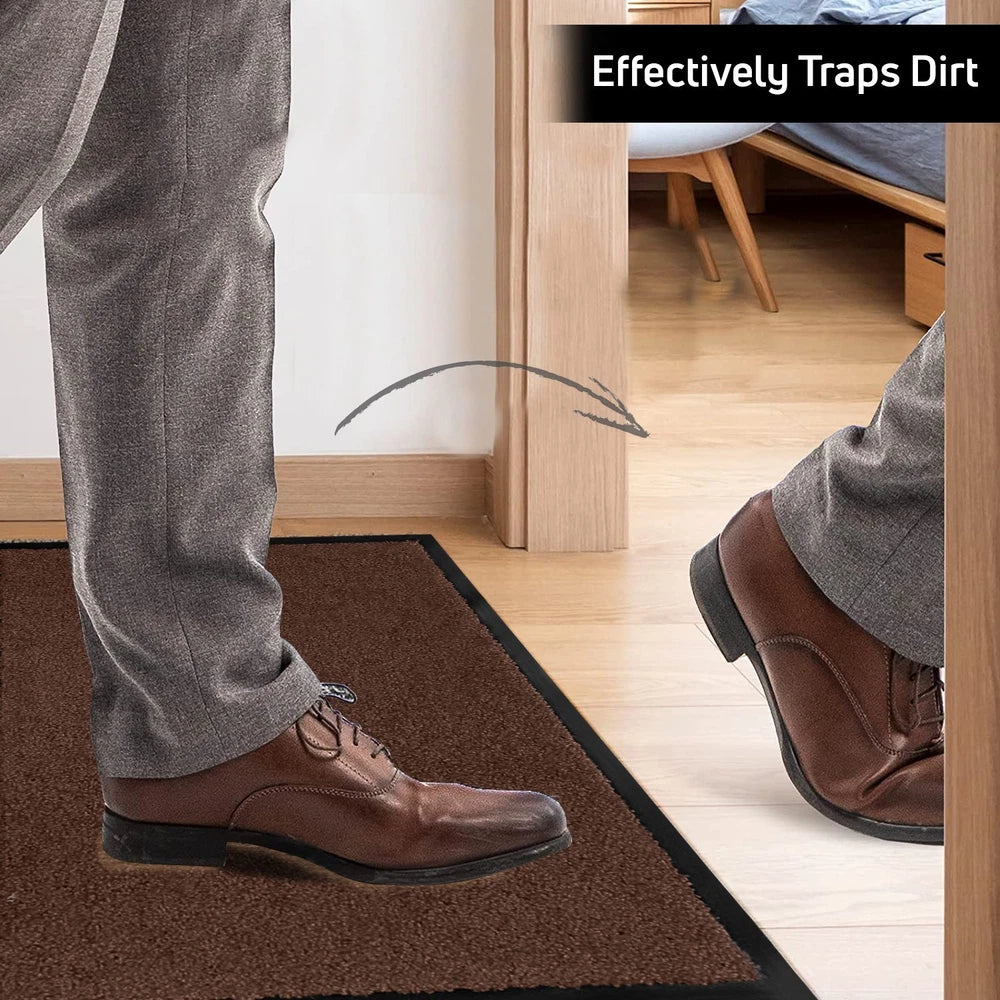 Door Mat Heavy Duty Barrier Rubber Entrance Non-Slip Floor Rugs Kitchen Runner