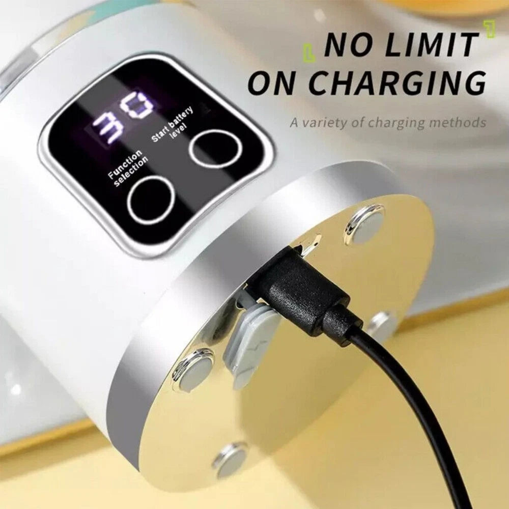 450ml Portable USB Rechargeable Juicer Cup Electric Mixer Blender Smoothie Maker