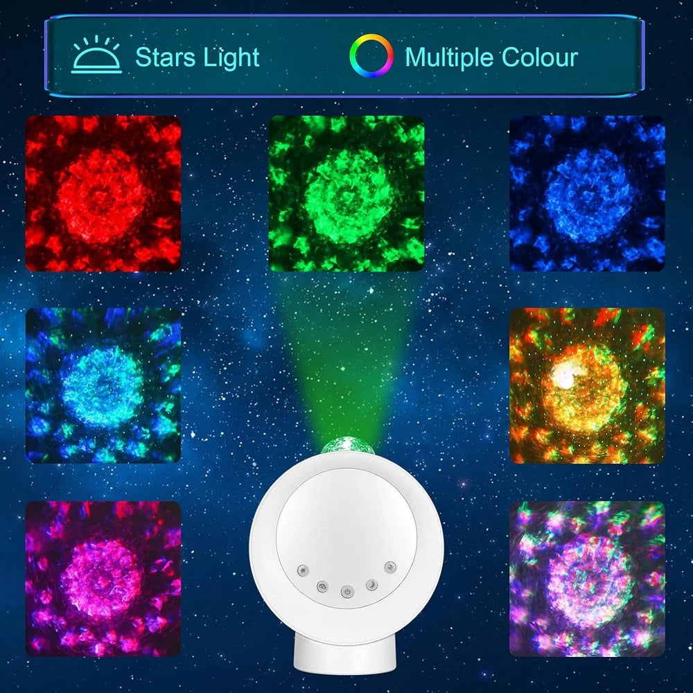 LED Star Projector Light Galaxy Lamp SKy Moon Nebula Night  with Base Remote