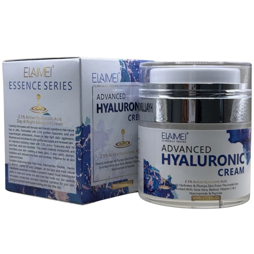 face cream Hyaluronic Acid Anti-Aging Wrinkles Blemishes Vitamin C E Retinol