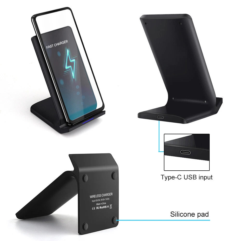 30W Wireless Charger Fast Charging Dock For Apple iPhone 16 15 Pro Samsung S24+