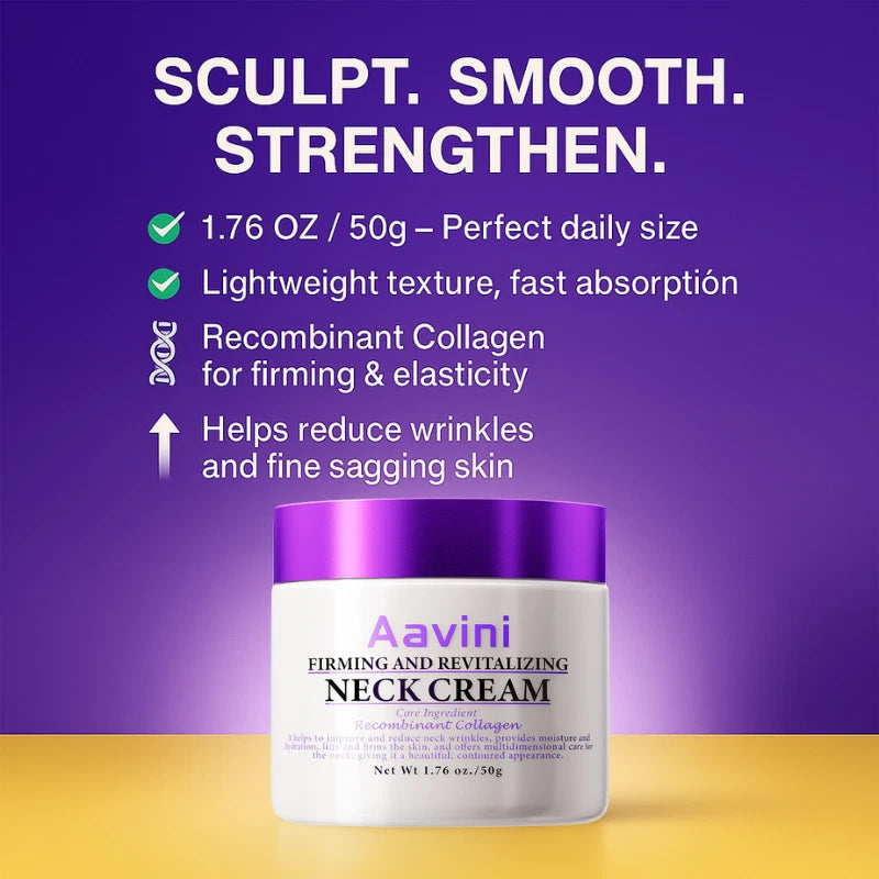 Anti-Wrinkle Neck Cream 50g – Peptide Collagen Lift for Sagging & Wrinkled Skin