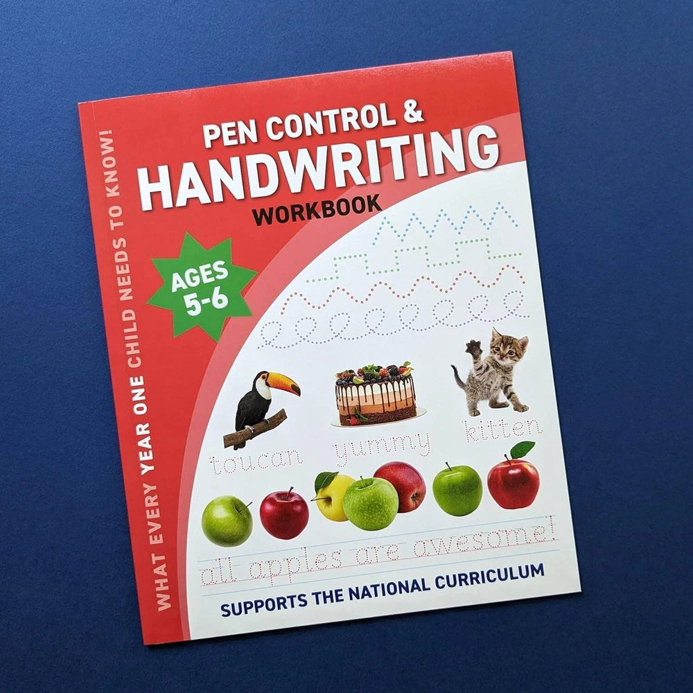 Handwriting Workbook Year 1 Pen Control Practice Ages 5-6 Books Early Learning
