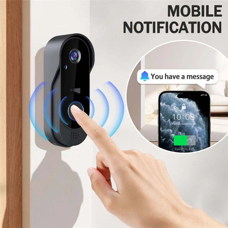 Wireless WiFi Video Smart Doorbell Phone Security Camera Door Bell RING Intercom