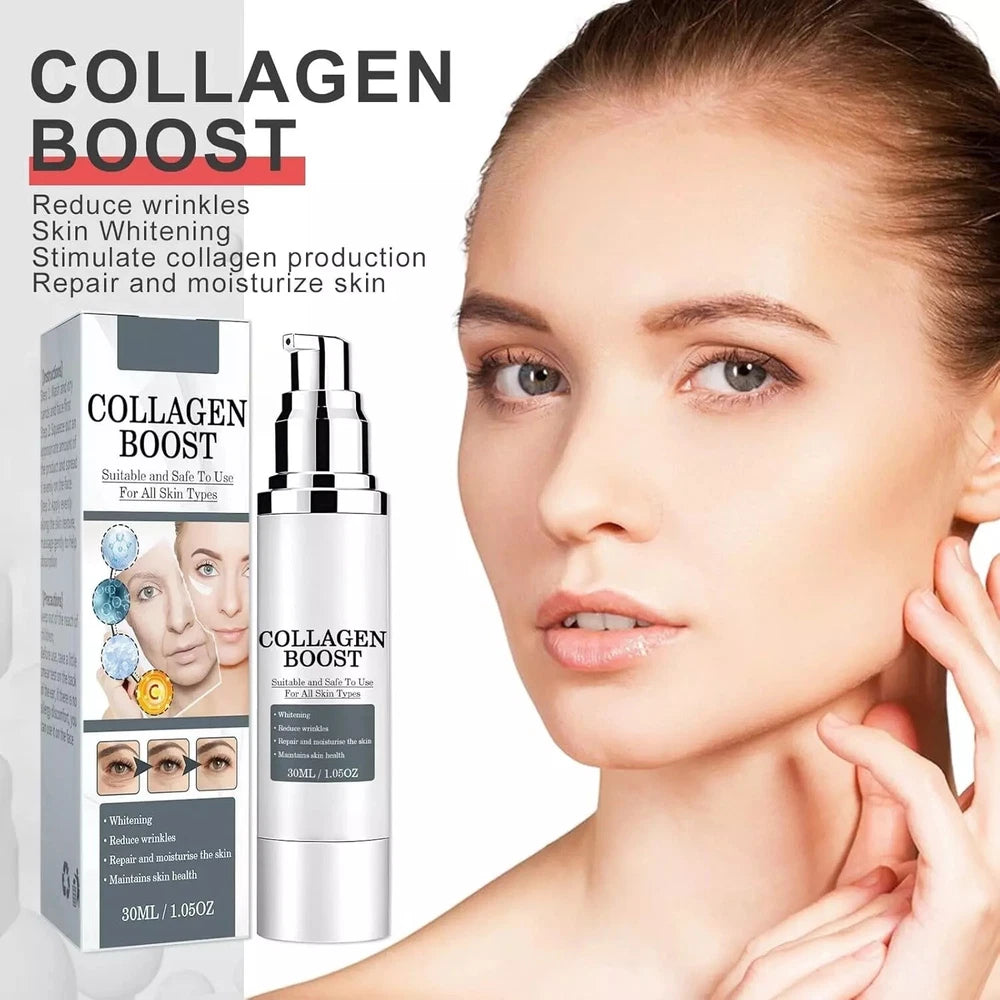 COLLAGEN BOOST HYALURONIC ACID CERAMIDE FACE LIFT SERUM WRINKLE ANTI AGING MASK