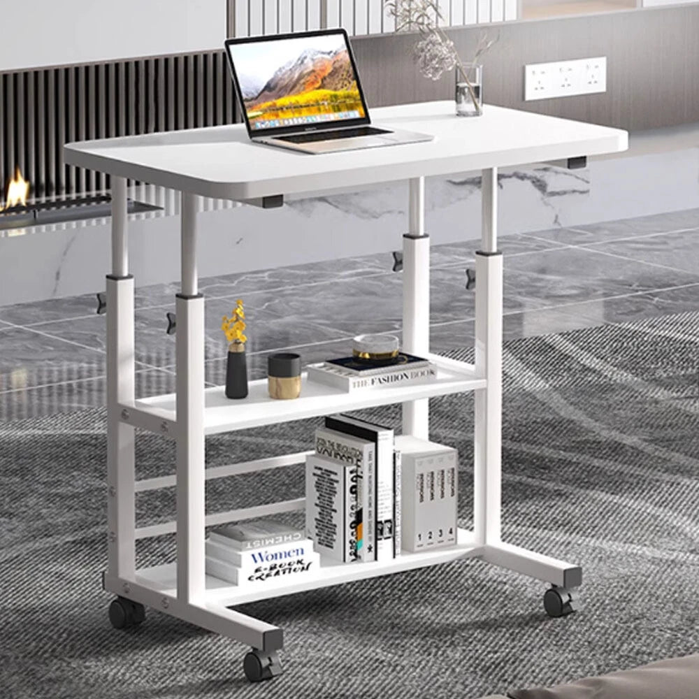 Adjustable Home Study Table Notebook Computer Folding Laptop PC Trolley Desk UK
