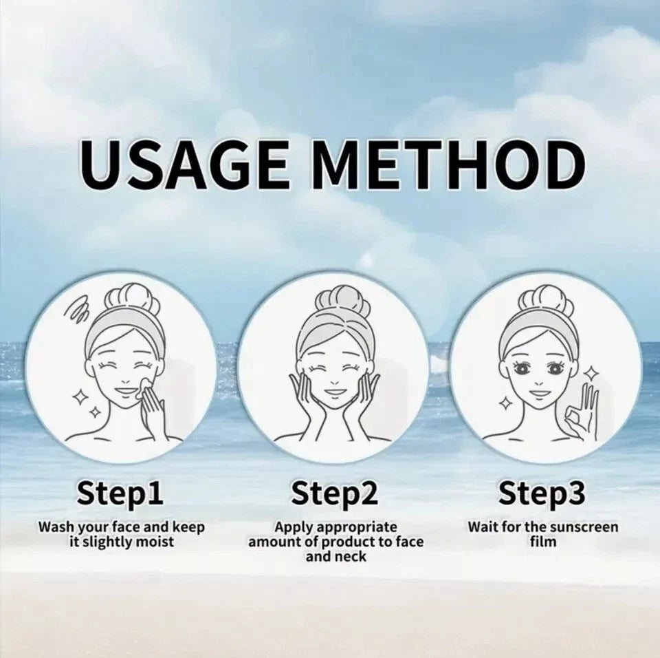 2Pack 4-in-1 Color Changing Foundation SPF50-Concealer, Moisturizer, Sunscreen