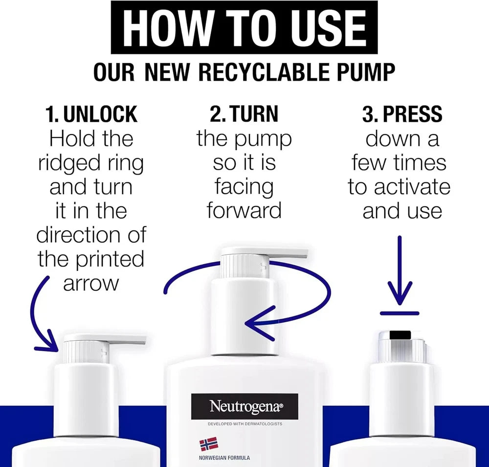 Neutrogena Norwegian Formula Deep Moisture Hypoallergenic Body Lotion 400ml UK